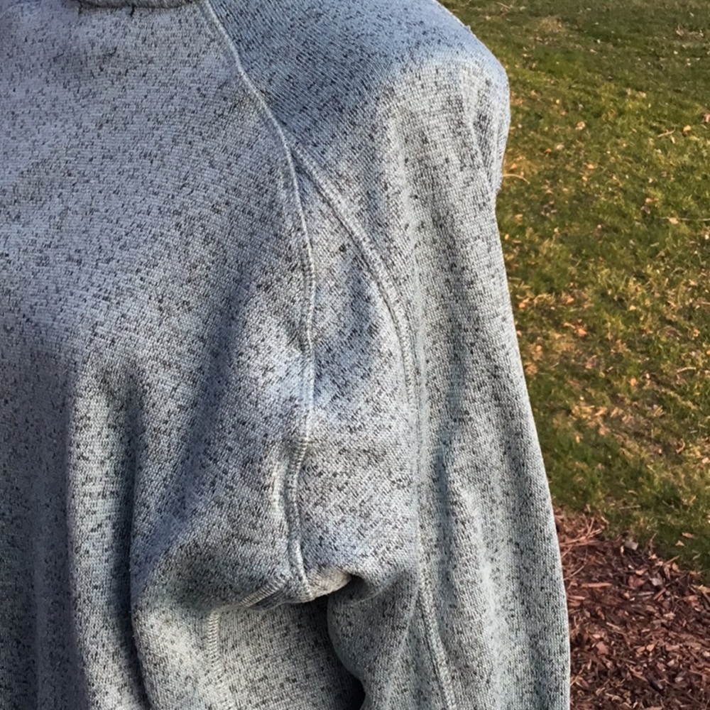 Light teal 3/4 zip pullover - Picture 5 of 8